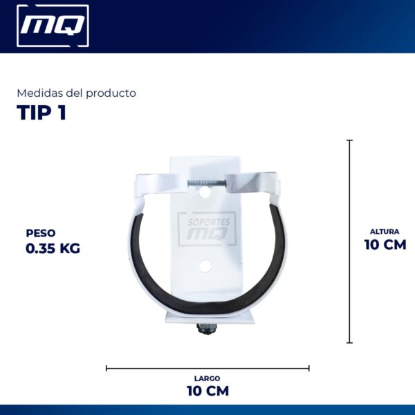 Medidas1 Soporte Giratorio TIP 1 para Bomba Presurizadora Pared 2 Baños