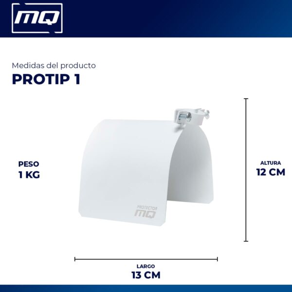 Medidas Protector para bomba presurizadora Pared 2 Baños